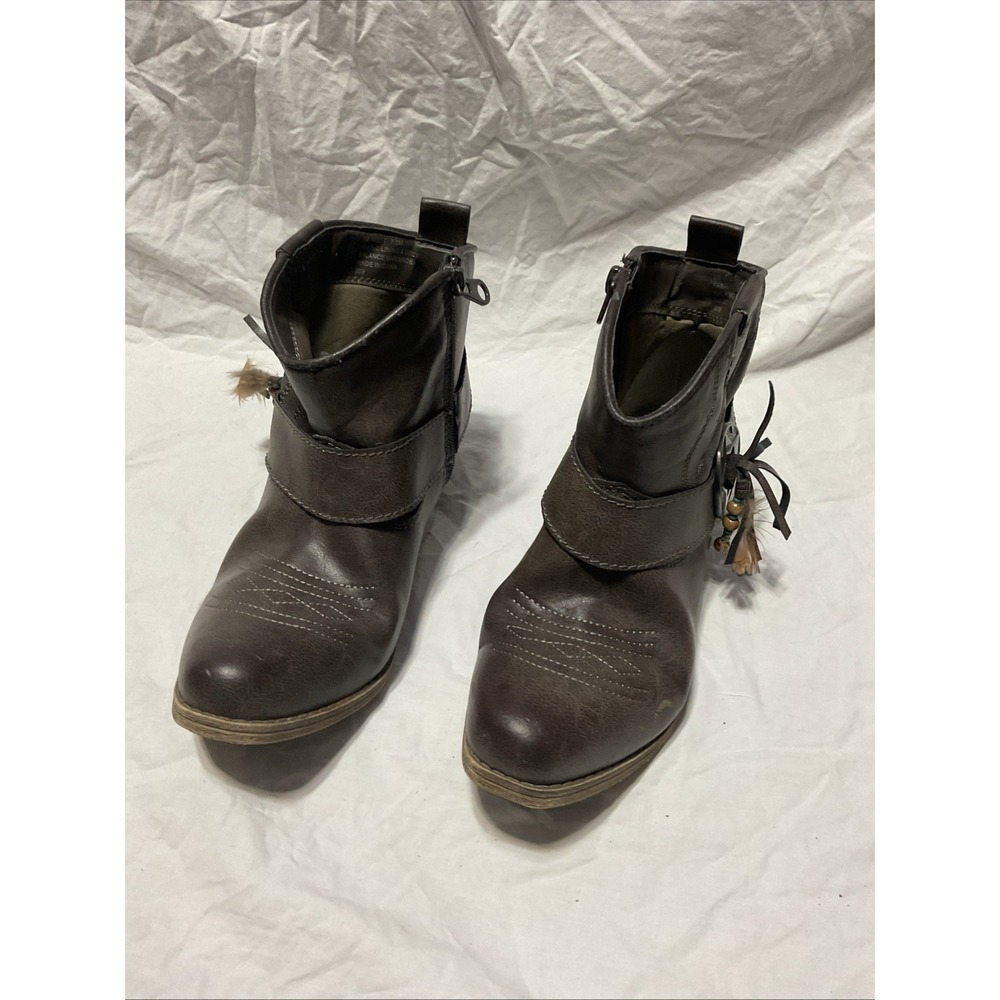 Big Buddah ankle Cowgirl‎ boots western brown women's size 7.5 country festival
